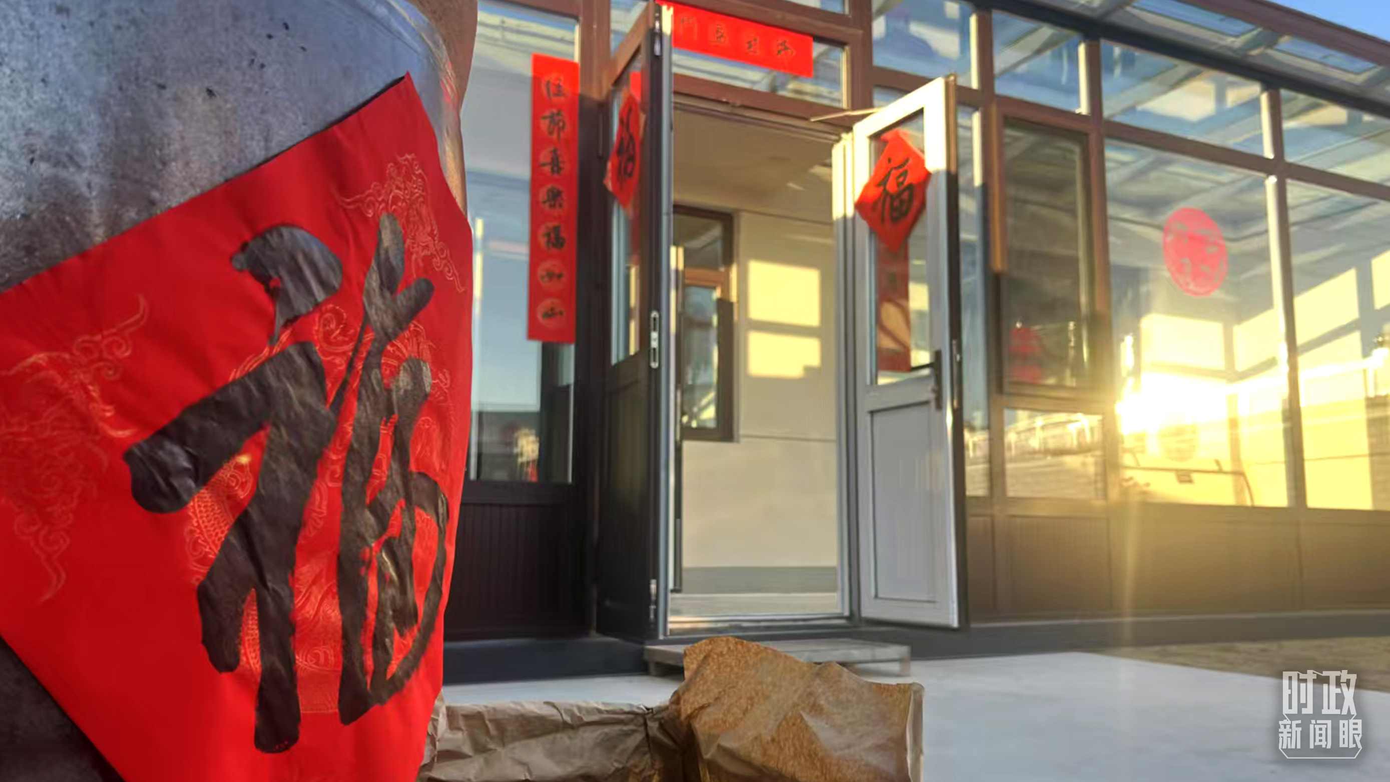 祝家溝村新居。（總臺(tái)央視記者李煒拍攝）