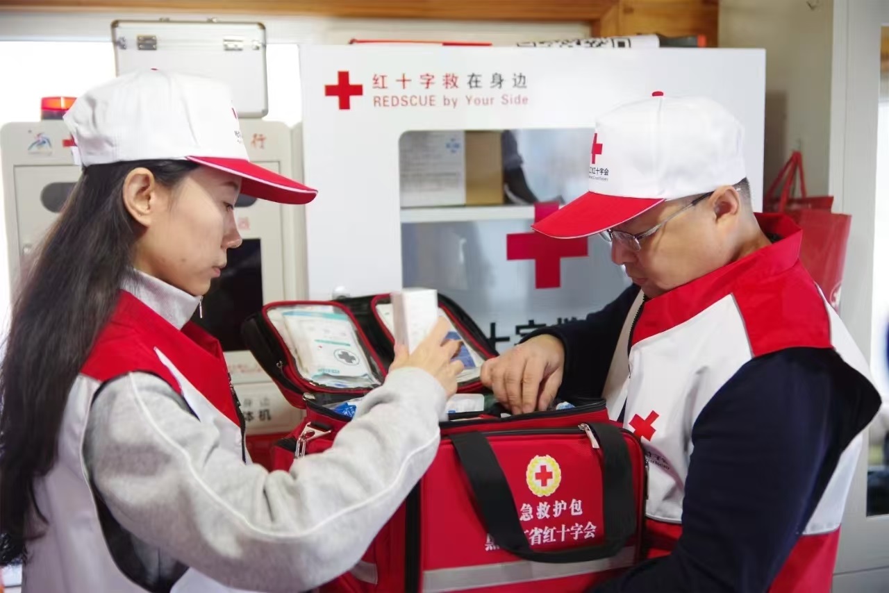 應急救援志愿者培訓現(xiàn)場。 中國紅十字會總會供圖