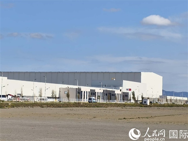 科技城內已經建成的工廠。人民網記者 黃培昭攝