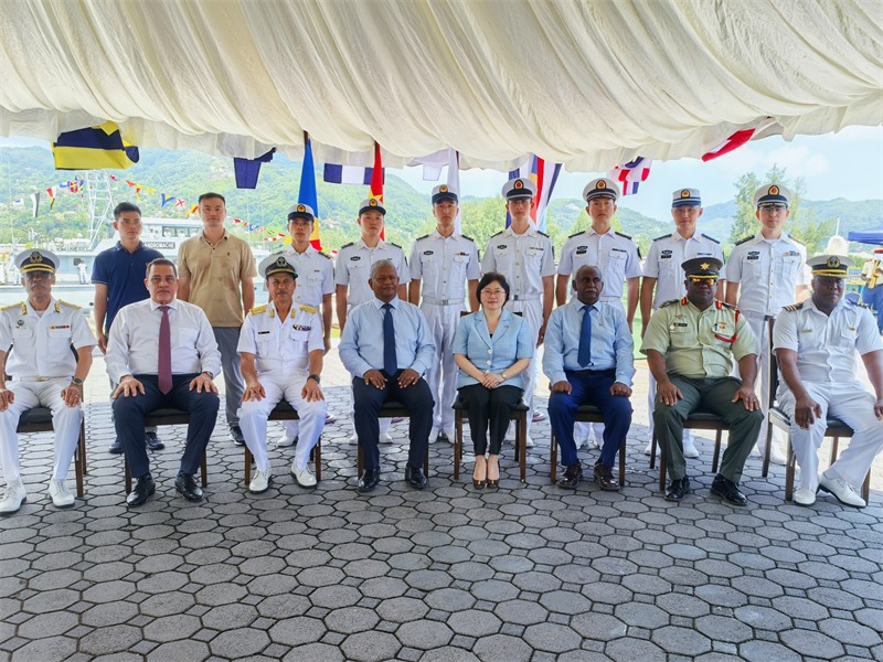 儀式現(xiàn)場。中國駐塞舌爾大使館供圖