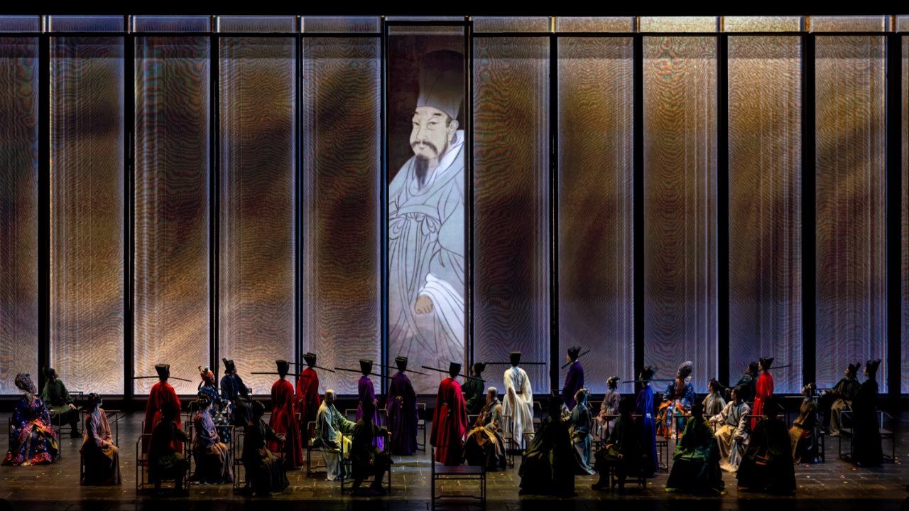 《蘇堤春曉》演出現(xiàn)場。國家話劇院供圖