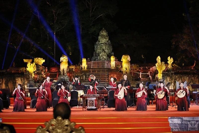 2024年1月13日，在柬埔寨暹粒舉行的“中柬人文交流年”啟動儀式。