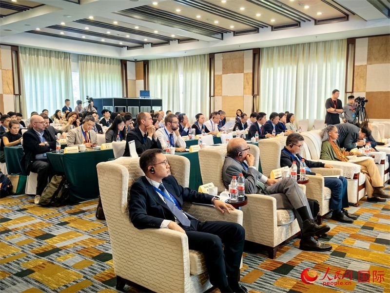 “通往COP30之路：中巴植樹造林和碳匯合作研討活動(dòng)”現(xiàn)場(chǎng)。人民網(wǎng)記者 符園園攝