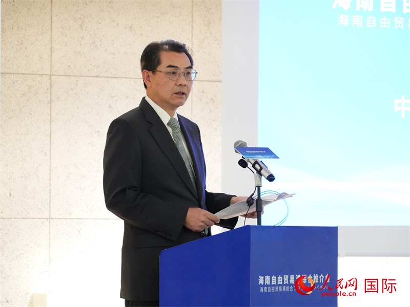 中國(guó)駐日本大使吳江浩致辭。人民網(wǎng) 許可攝